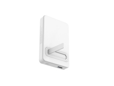 Powerbank Wozinsky WLWP-10KA0Y3WS 22.5W PD Qi2 10000 mAh, with stand, 1x USB-A, 1x USB-C - white Powerbank Wozinsky WLWP-10KA0Y3WS 22.5W PD Qi2 10000 mAh, with stand, 1x USB-A, 1x USB-C - white