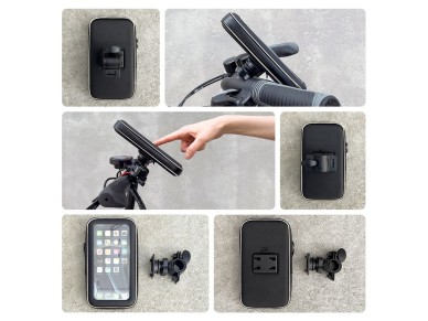 Wozinsky phone holder for bike, motorcycle, scooter black (WBHBK7) Wozinsky phone holder for bike, motorcycle, scooter black (WBHBK7)