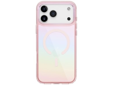 Capa Uniq Iridescia para iPhone 17 Pro Max com carregamento Magclick - Multicolorida Capa Uniq Iridescia para iPhone 17 Pro Max com carregamento Magclick - Multicolorida
