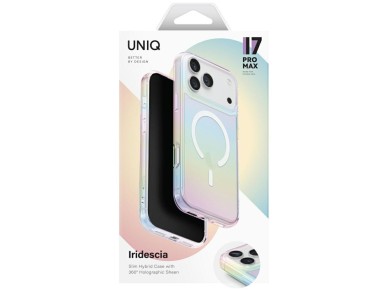 Uniq Iridescia Case for iPhone 17 Pro Max Magclick Charging - Multicolor