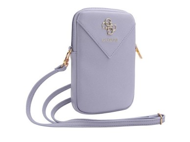 Guess Zip Triangle 4G bag - purple Guess Zip Triangle 4G bag - purple