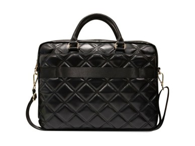 Guess 4G Quilted bag for a 16" laptop - black Guess 4G Quilted bag for a 16" laptop - black