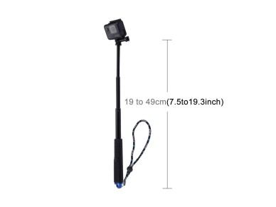 Selfie Stick Puluz for sports cameras (DJI, GoPro, Insta360)(black) Selfie Stick Puluz for sports cameras (DJI, GoPro, Insta360)(black)