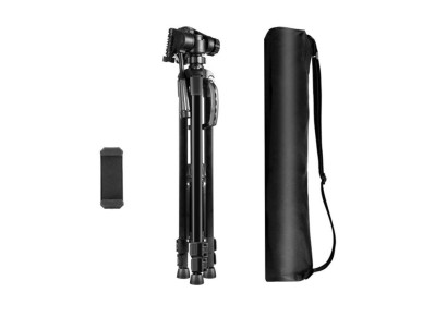 Tripod with 3D 360° head + phone holder Puluz PU3096B Tripod with 3D 360° head + phone holder Puluz PU3096B