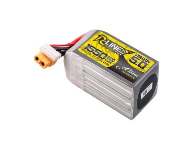 Lipo Tattu R-Line Version 5.0 1550mAh 22.2V 150C 6S battery with XT60 connector
