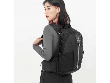 Rockbros H9 city backpack 20 l lightweight waterproof - black