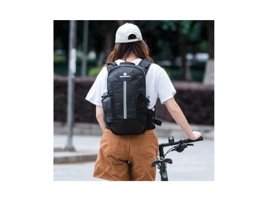 Rockbros H9 city backpack 20 l lightweight waterproof - black