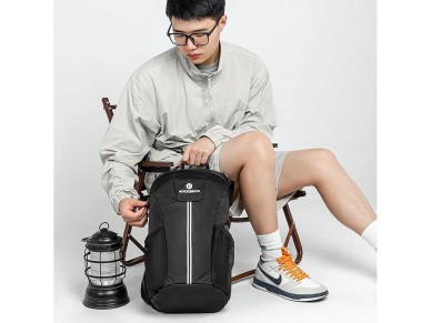 Rockbros H9 city backpack 20 l lightweight waterproof - black