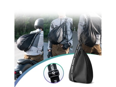 Mochila Rockbros H34 con soporte para casco - Negra