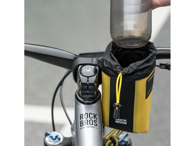 Rockbros AS-162 Waterproof Handlebar Bottle Bag - Yellow Rockbros AS-162 Waterproof Handlebar Bottle Bag - Yellow