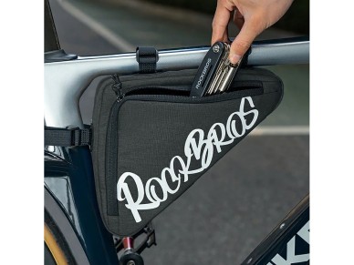 Rockbros G002 Flash Journey Triangle Frame Bike Bag 1.4L - Black Rockbros G002 Flash Journey Triangle Frame Bike Bag 1.4L - Black