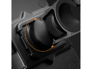 Rockbros HW-117 Handlebar Clamp Phone Holder - Black and Orange Rockbros HW-117 Handlebar Clamp Phone Holder - Black and Orange