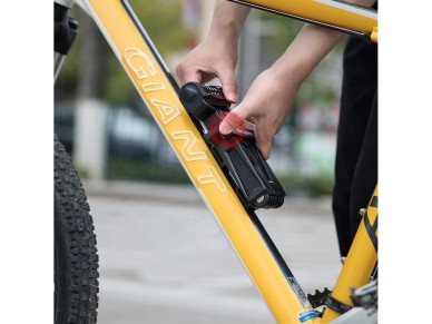 Rockbros LFCXR0085 Folding Bike Lock with Combination - Black Rockbros LFCXR0085 Folding Bike Lock with Combination - Black