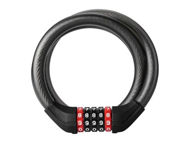 Candado para bicicleta Rockbros RKS531 con código de 5 dígitos, cable de acero, 120 cm, con iluminac Candado para bicicleta Rockbros RKS531 con código de 5 dígitos, cable de acero, 120 cm, con iluminac