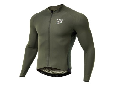 Rockbros 15220003003 ROAD TO SKY men's cycling jersey long sleeve M - green Rockbros 15220003003 ROAD TO SKY men's cycling jersey long sleeve M - green