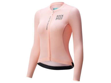 Rockbros 15110012012 ROAD TO SKY women's cycling jersey long sleeve L - pink Rockbros 15110012012 ROAD TO SKY women's cycling jersey long sleeve L - pink