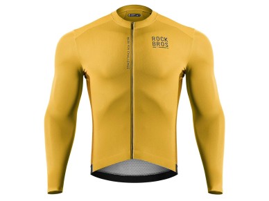 Rockbros 15120015023 ROAD TO SKY men's long sleeve cycling jersey S - yellow Rockbros 15120015023 ROAD TO SKY men's long sleeve cycling jersey S - yellow