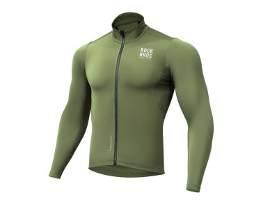Maillot de ciclismo Rockbros TLWT001 ROAD TO SKY, cortavientos y aislante, talla L - verde Maillot de ciclismo Rockbros TLWT001 ROAD TO SKY, cortavientos y aislante, talla L - verde