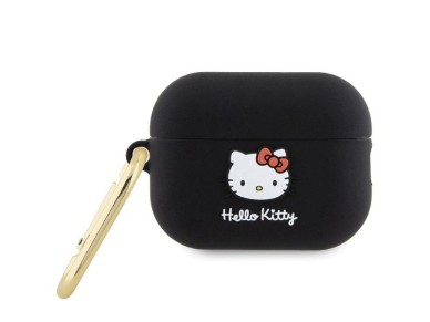 Hello Kitty Silicone 3D Kitty Head Case for AirPods Pro 2 (2022/2023) - Black Hello Kitty Silicone 3D Kitty Head Case for AirPods Pro 2 (2022/2023) - Black