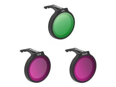 SUNNYLIFE set of three filters for DJI Neo CPL+ND8+ND16 SUNNYLIFE set of three filters for DJI Neo CPL+ND8+ND16