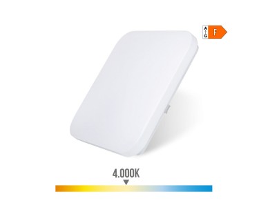Aplique led cuadrado extraplano de superficie 18 w 4000 k 1820 lm 33 x 33 x 6,9 cm Aplique led cuadrado extraplano de superficie 18 w 4000 k 1820 lm 33 x 33 x 6,9 cm