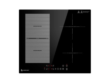 Placa de indução AMZCHEF CE-FS-I72S-FFDD07 de 4 zonas Placa de indução AMZCHEF CE-FS-I72S-FFDD07 de 4 zonas