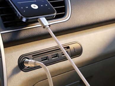 Techancy KQ2605 Type-C to 3.5mm Digital Audio Cable, 1M, Braided, Compatible with Mobile Phones, Car Techancy KQ2605 Type-C to 3.5mm Digital Audio Cable, 1M, Braided, Compatible with Mobile Phones, Car