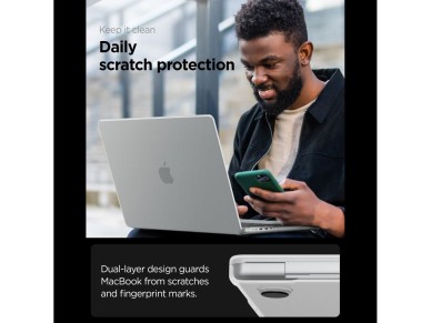 Spigen AirSkin Case for MacBook Pro 16" 2021 / 2023 / 2024 / 2025 / 2026 - Transparent Matte Spigen AirSkin Case for MacBook Pro 16" 2021 / 2023 / 2024 / 2025 / 2026 - Transparent Matte