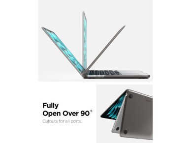 Spigen AirSkin Case for MacBook Air 13" 2023/2024/2025/2026 - Semi-Transparent Spigen AirSkin Case for MacBook Air 13" 2023/2024/2025/2026 - Semi-Transparent