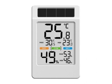 BALDRTHERM B0590TH-V6 Solar-Powered Thermohygrometer with a Large Screen BALDRTHERM B0590TH-V6 Solar-Powered Thermohygrometer with a Large Screen
