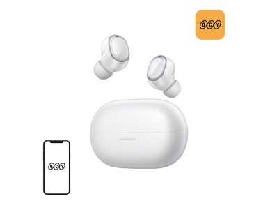 Fones de ouvido sem fio QCY Melobuds A30 (brancos) Fones de ouvido sem fio QCY Melobuds A30 (brancos)