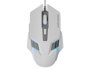 Mars Gaming MM024 Gaming Mouse / Up to 4000 DPI / White