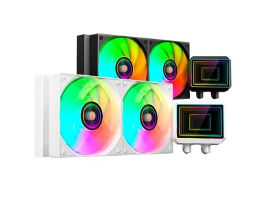 Sistema de Refrigera��o L�quida Mars Gaming ML-TWO240 / Branco