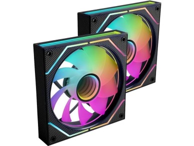 Pack of 2 Mars Gaming MF-3DPROX2R/ 12cm/ ARGB Fans Pack of 2 Mars Gaming MF-3DPROX2R/ 12cm/ ARGB Fans