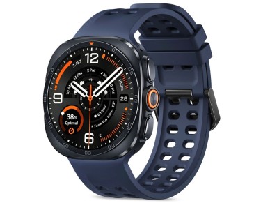 Pulseira de silicone Tech-Protect Air para Samsung Galaxy Watch Ultra 47mm - Azul Marinho Pulseira de silicone Tech-Protect Air para Samsung Galaxy Watch Ultra 47mm - Azul Marinho