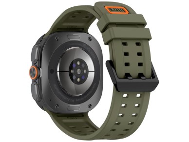 Tech-Protect Silicone Air Strap for Samsung Galaxy Watch Ultra 47mm - Olive Tech-Protect Silicone Air Strap for Samsung Galaxy Watch Ultra 47mm - Olive