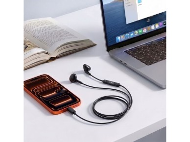 Tech-Protect Ultraboost Core G4 USB-C Wired Headphones - Black Tech-Protect Ultraboost Core G4 USB-C Wired Headphones - Black