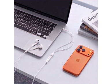Tech-Protect Ultraboost Core G4 Mini Jack Wired Headphones - White Tech-Protect Ultraboost Core G4 Mini Jack Wired Headphones - White