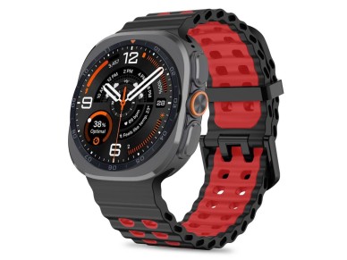 Tech-Protect Iconband Pro for Samsung Galaxy Watch Ultra 47mm - Black and Red Tech-Protect Iconband Pro for Samsung Galaxy Watch Ultra 47mm - Black and Red
