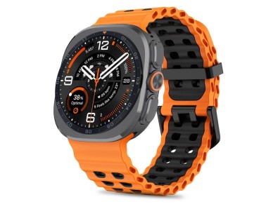Tech-Protect Iconband Pro for Samsung Galaxy Watch Ultra 47mm - Orange/Black