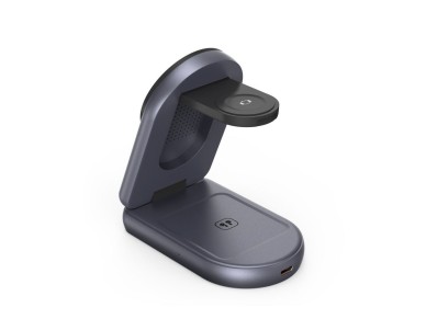 Tech-Protect A53 3in1 MagSafe 25W QI2.2 Wireless Charger - Dark Gray Tech-Protect A53 3in1 MagSafe 25W QI2.2 Wireless Charger - Dark Gray