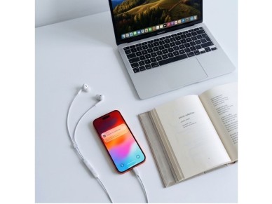 Tech-Protect Ultraboost Core G3 USB-C Wired Headphones - White Tech-Protect Ultraboost Core G3 USB-C Wired Headphones - White