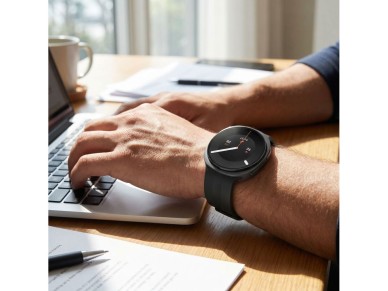 Correa de silicona Tech-Protect Evo para Samsung Galaxy Watch de 40/44/46 mm - Negra