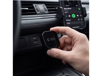 Adaptador Tech-Protect Ultraboost CA01 USB Bluetooth 5.4 Apple CarPlay / Android Auto - negro