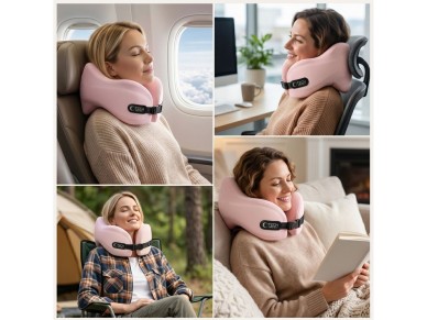 Travesseiro de viagem Tech-Protect ComfortRest - Rosa Travesseiro de viagem Tech-Protect ComfortRest - Rosa