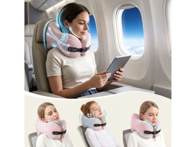 Travesseiro de viagem Tech-Protect ComfortRest - Rosa Travesseiro de viagem Tech-Protect ComfortRest - Rosa