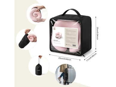 Travesseiro de viagem Tech-Protect ComfortRest - Rosa Travesseiro de viagem Tech-Protect ComfortRest - Rosa