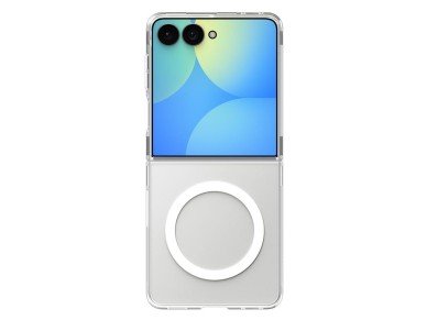 Spigen AirSkin MagFit Case for Samsung Galaxy Z Flip 8 - Clear and White Spigen AirSkin MagFit Case for Samsung Galaxy Z Flip 8 - Clear and White