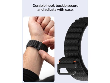 Spigen WBF1 Strap for Samsung Galaxy Watch 40/44/46 mm - Black Spigen WBF1 Strap for Samsung Galaxy Watch 40/44/46 mm - Black