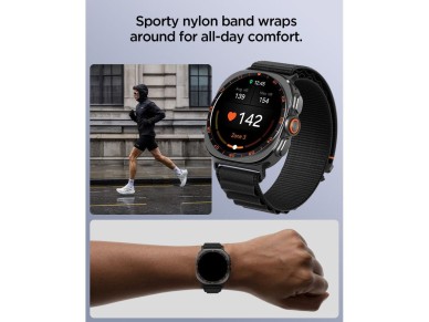 Spigen WBF1 Strap for Samsung Galaxy Watch Ultra 47mm - Black